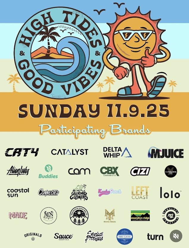 Explore San Diego Cannabis Culture With High Tides & Good Vibes: 25 Legal Weed Brands With Live Music and Local Food