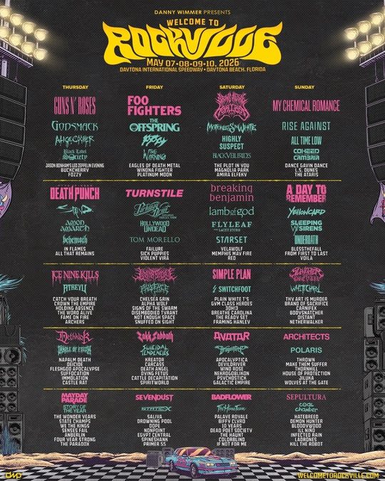 WELCOME TO ROCKVILLE 2026 LINEUP REVEALED — THE BIGGEST YEAR IN FESTIVAL HISTORY
