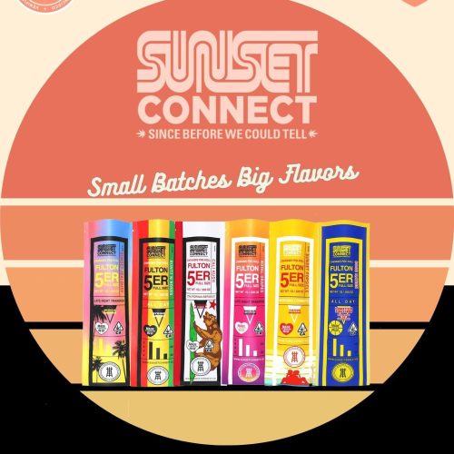Sunset Connect Prerolls Are Crafted Using Special 100 Gram Grind Method