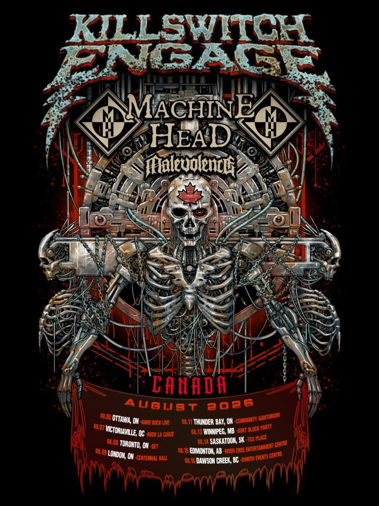 Killswitch Engage Announce Canadian Headline Tour for August with More U.S. Dates Set for September