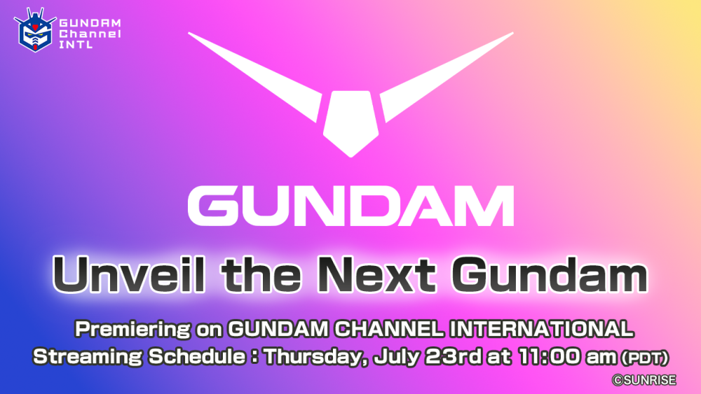 New Gundam Anime Series Will Be Revealed At San Diego Comic Con 2026