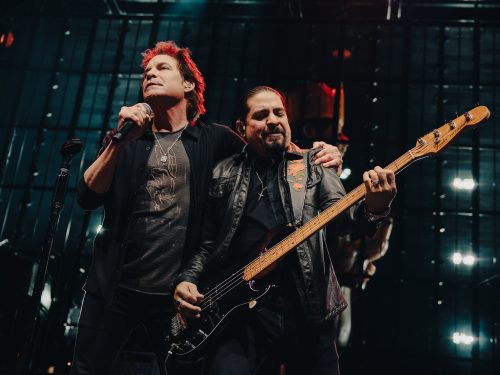 Train performs at Xfinity Center in Mansfield MA. Photo by Brad Smith
