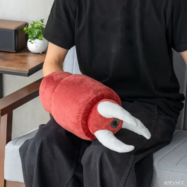 Gundam Unveils Char Aznable’s Z’Gok Plush Cushions With Wearable Claws