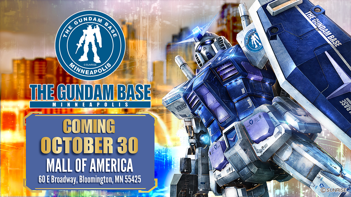 The Gundam Base Minneapolis Officially Opens October 30 At Mall Of America Following Delay