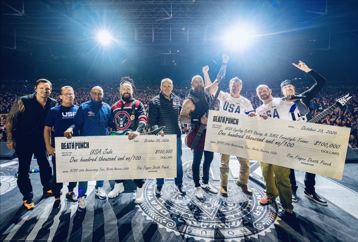Five Finger Death Punch Conclude 20th Anniversary North American Tour With $200,000 Donation To Team USA