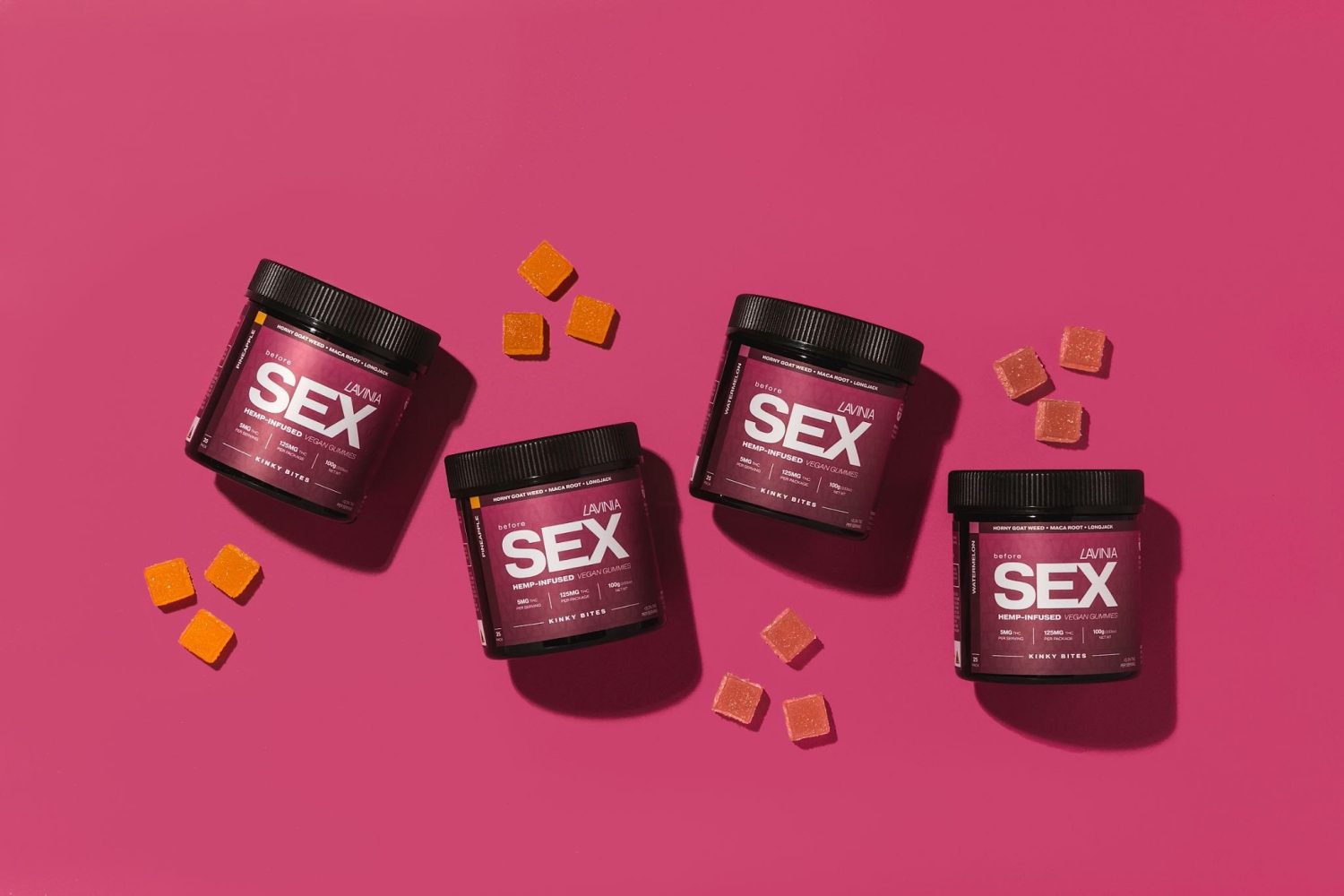 Lavinia Expands Beyond California With Hemp-Derived Kinky Bites Gummies